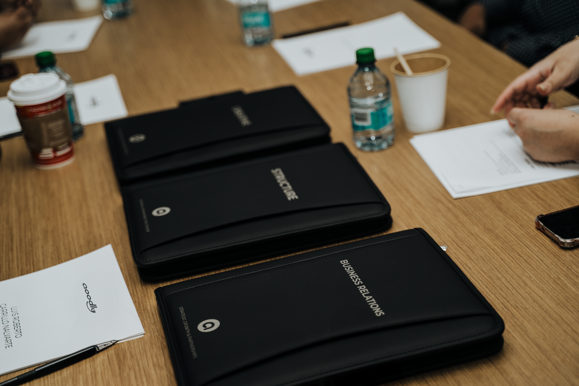 Creative startup team in a modern co-working space